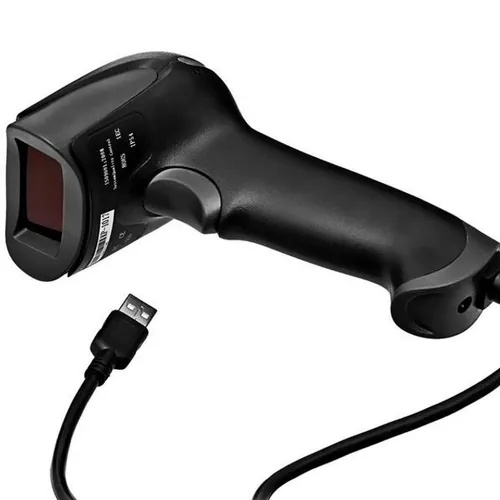 Leitor de código de barras USB - Preto