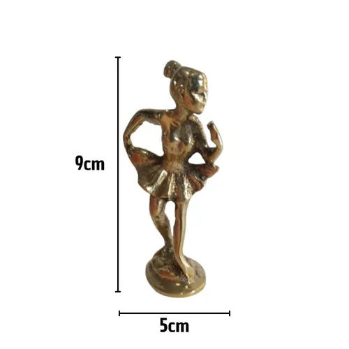 Bailarina Em Bronze Maciço