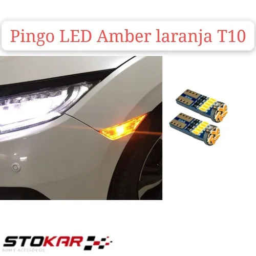 Pingo LED âmbar Laranja Pisca Honda Civic G10 