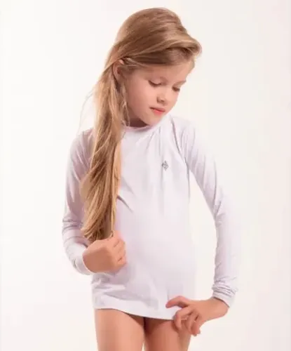 Camisa térmica infantil com proteção UV FPS 50+