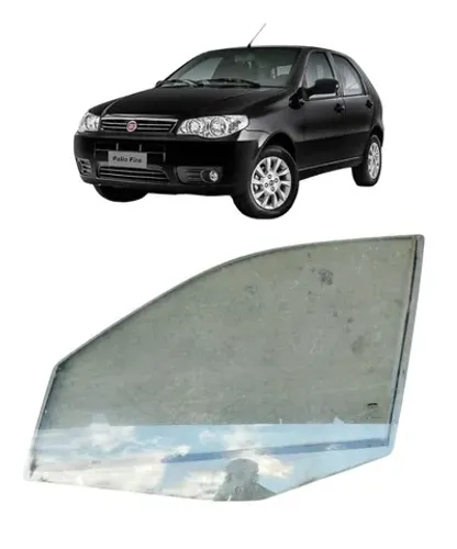 Vidro Porta Dianteira Esquerda Fiat Palio 4 Portas