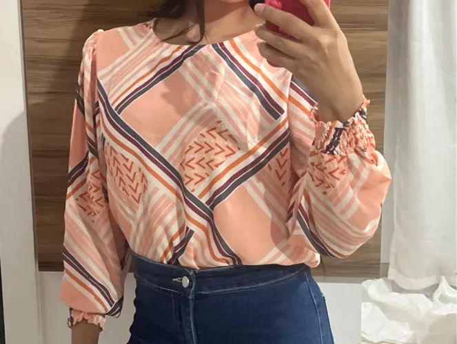 Blusa feminina estampada