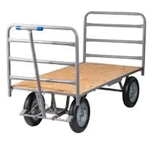 Carro plataforma metalosa 400kg pc 3 1,50mx80cm c/grade