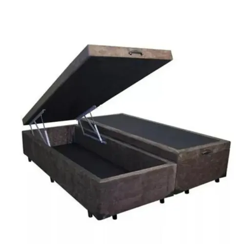 Base Baú Casal - Conforto e Amplo Espaço de Armazenamento para Seu Quarto!