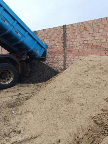 Areia Barro cimento tijolo 