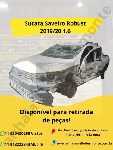 Sucata Saveiro Robust 2019/20 1.6