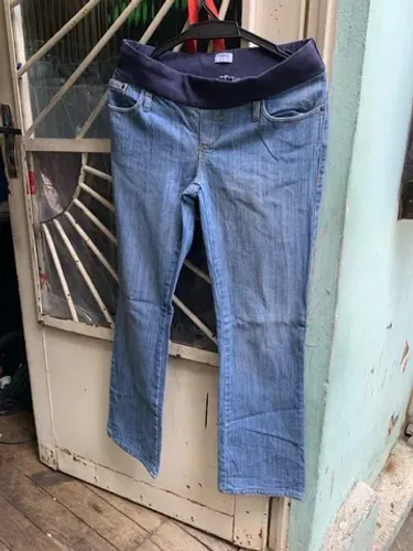 Calça jeans e social gestante  Mami