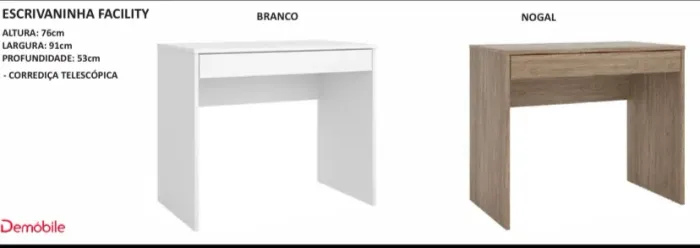 ESCRIVANIA R$ 260,00 DINHEIRO OU PIX 