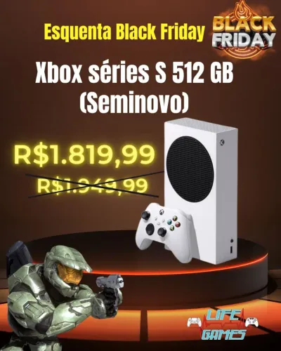 Xbox Series S seminovo com garantia