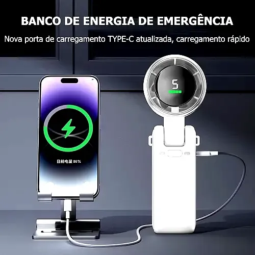 Mini Ventilador Portátil Turbo