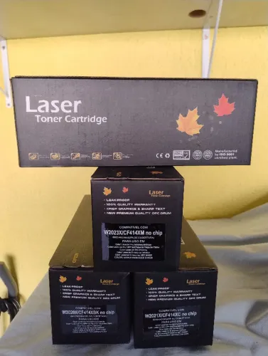 Kit Toner Cf414X Color Laserjet M454dw M454dn M454 Sem Chip