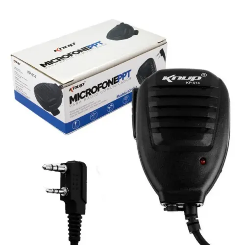 MICROFONE PPT P/ RADIO COMUNICADOR KP-914