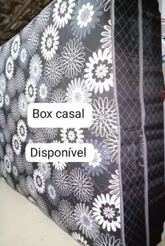 Cama box casal espuma
