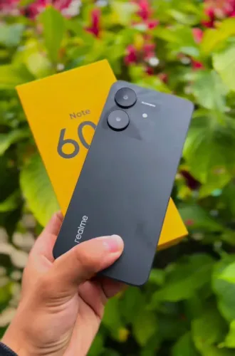 128Gb de Memória: Realme Note 60x -- Multitarefas Sem Travar