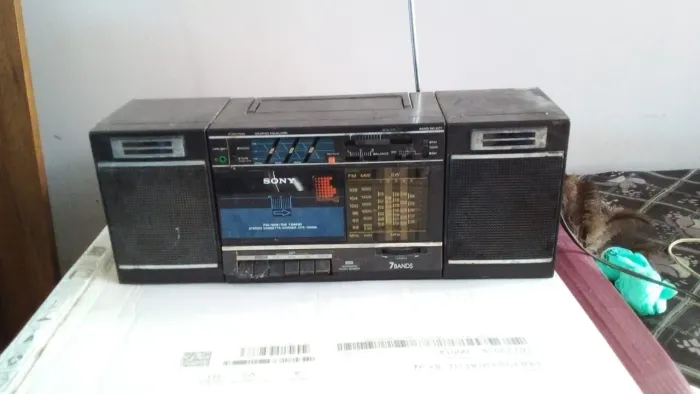 Rádio/Gravador Cassete Sony CFS-3000S - 7 Bandas