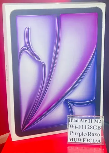 Apple iPad air 11 M2 128GB- Purple - Produto Novo com Garantia da Loja