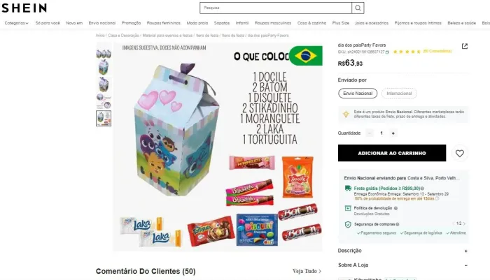 Lembrancinha do Bolofofo