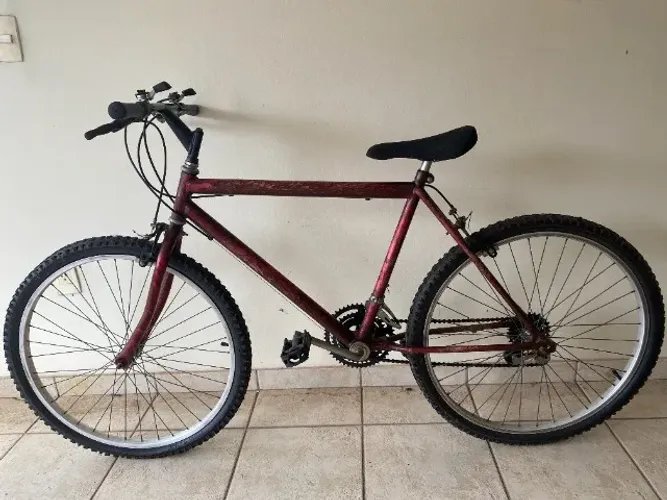Bicicleta SL Vermelha - Aro 26 - Boas Condições