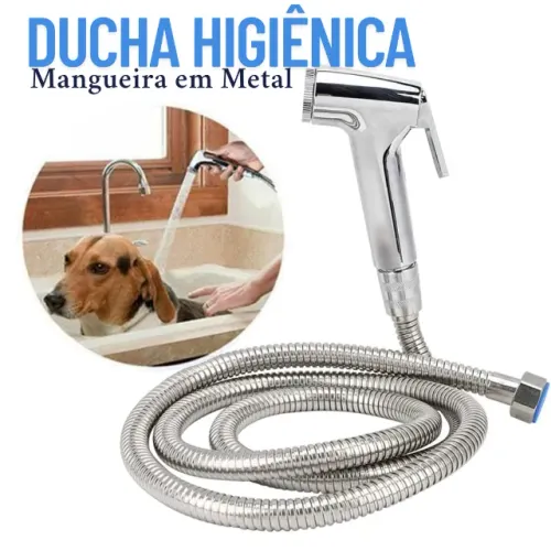 Ducha Higiênica Luxo em Metal Cromado - Acionamento 1/4 de Volta CS559