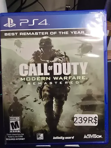 CALL OF DUTY Modern warfare remastered - PS4