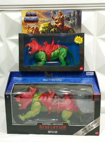 2 Bonecos He-man Master Of The Universe Gato Guerreiro