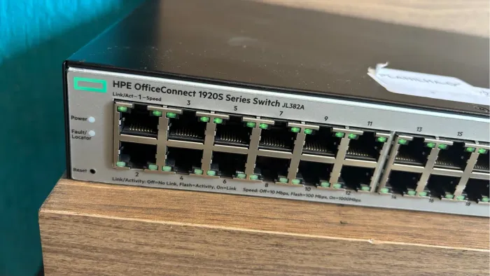 Switch Giga HPE 48 portas 1920S Series JL382A