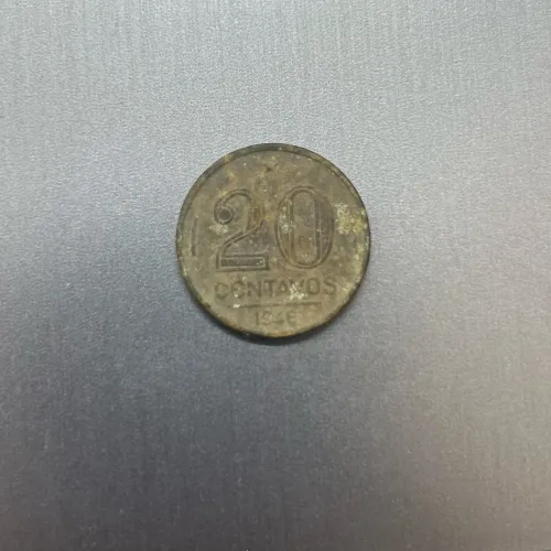 Moeda De 20 Centavos De 1946