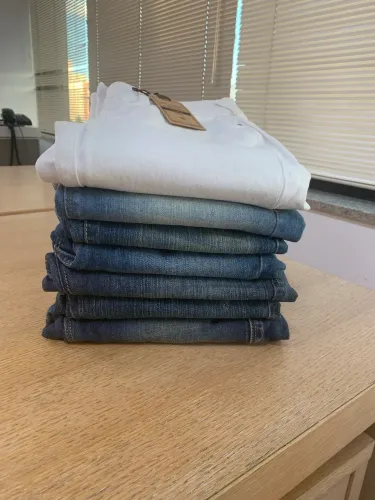 Kit Com 6 Calças Jeans E Sarja Feminino Vários Modelos Para Revenda