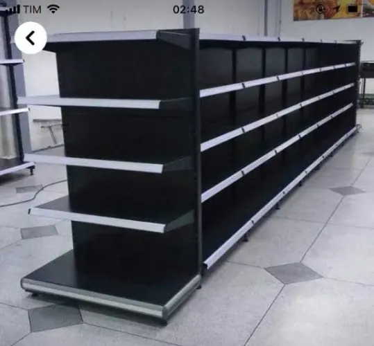 Prateleiras de Aço Gôndolas para comércio 
