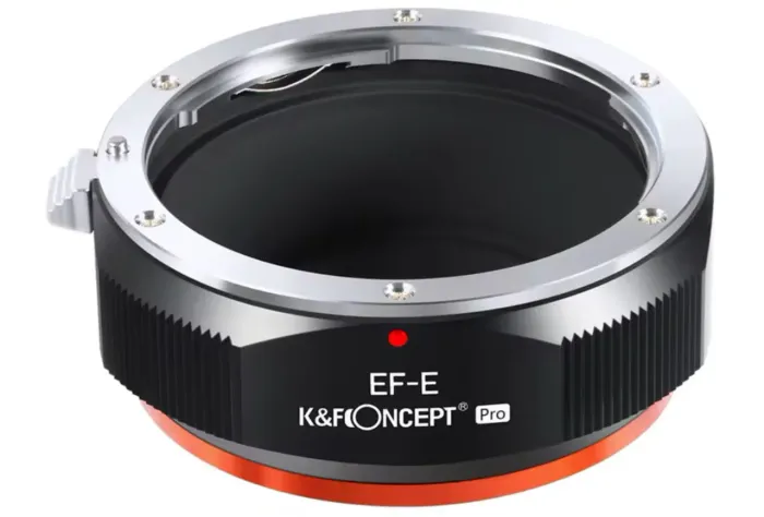 Adaptador K&F Concept EF-E Pro para Canon EF em Sony E