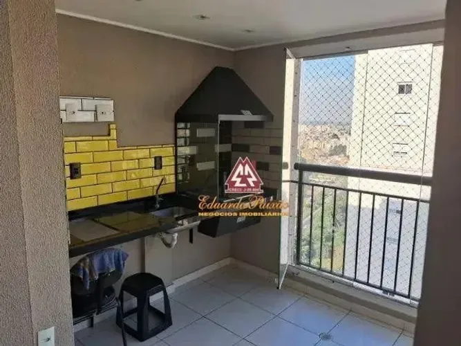 Studio 38m² Mobiliado no Jardim Flor da Montanha - Condomínio Cidade Maia