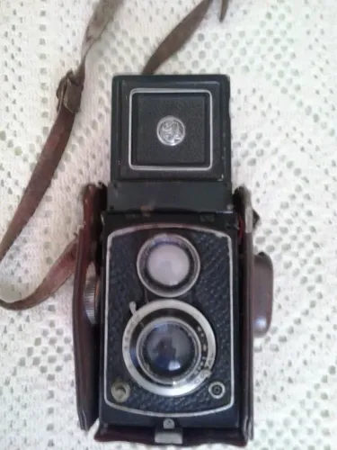 Câmera fotográfica retrô 