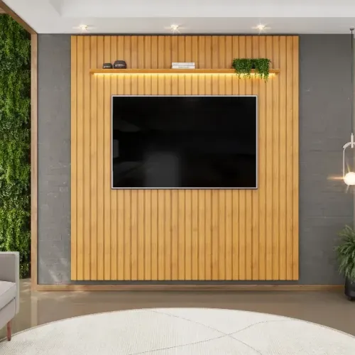 Painel Para Tv Com Led Até 75 Polegadas