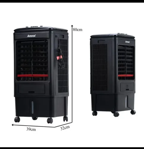 CLIMATIZADOR DE AR FRIO 127V 18 LITROS PRETO AMVOX