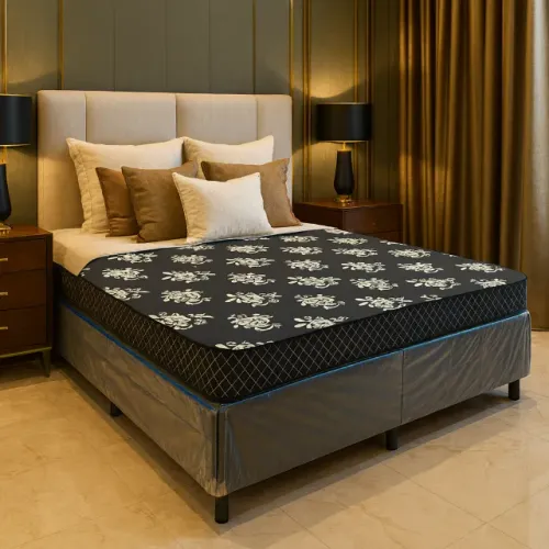 cama com colchão D33 espuma apenas queen 159x198 novas - promoção