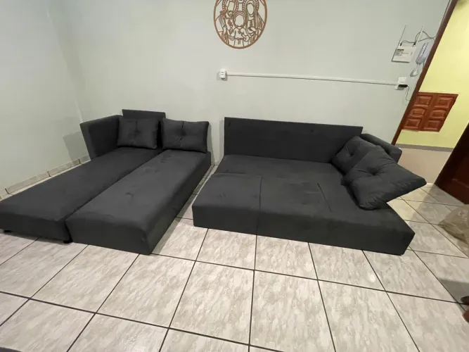 SOFÁ CAMA GIGANTE multifuncional pague na ENTREGA!