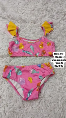 Biquíni infantil em poliamida Forrado 