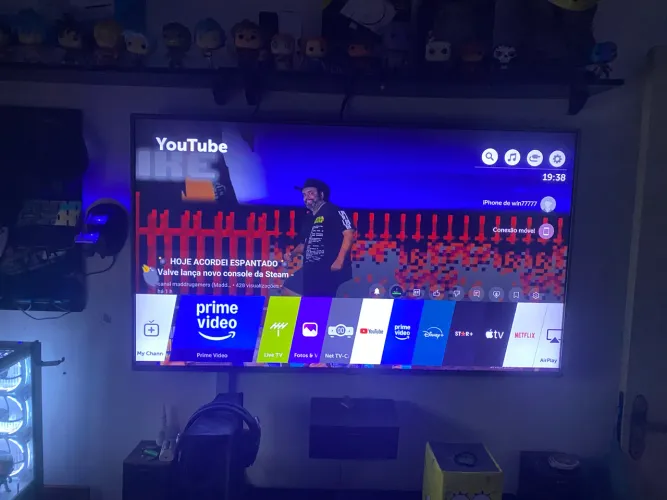 Tv Led smart 55 polegadas aceito troca por tv oled volto a diferença