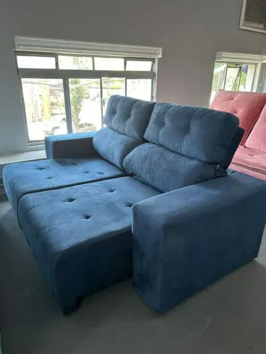 SOFA RETRÁTIL E RECLINAVEL NEW YORK 2.00 mt