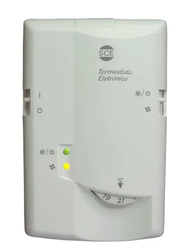 Termostato Ambiente Eletrônico TVCPI102 220V 2 Estágios e 1 Velocidade - SCE