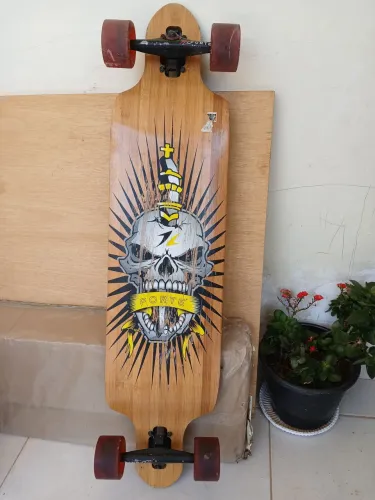 Skate long board top demais!