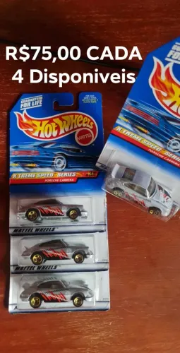 (4 DISPONIVEIS) Hot Wheels Porsche Carrera X-treme Speed Series - 1/64