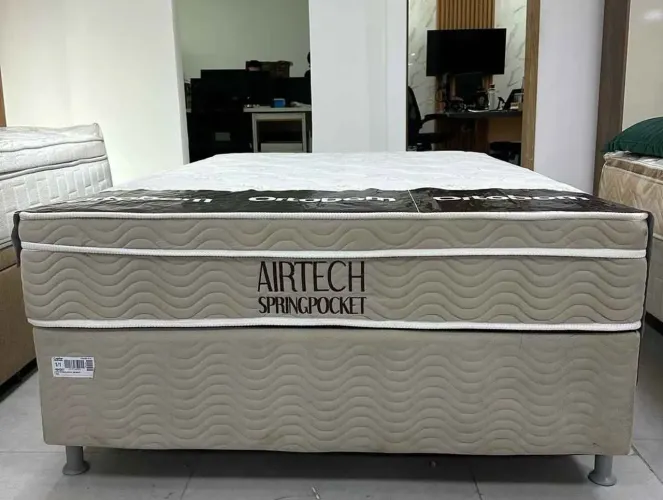 Cama box casal 138x188x25 Ortobommm