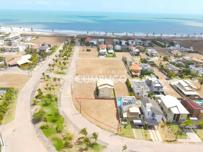 Terreno em Condomínio à venda, 522,09 m² por R$ 380.000,00 - Cumbuco - Caucaia/CE