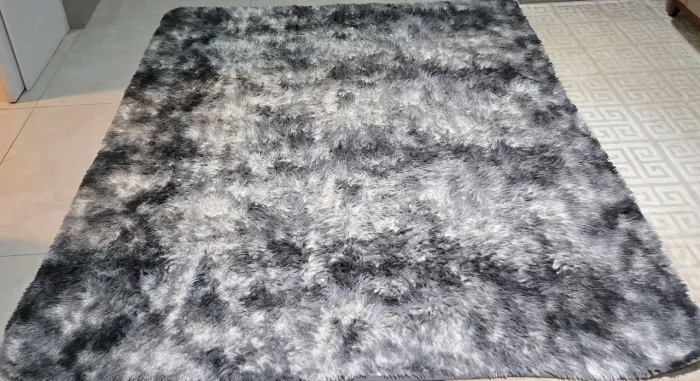 Tapete Shaggy Cinza Felpudo - Costa Oro Grande (2,10 × 1,95) 