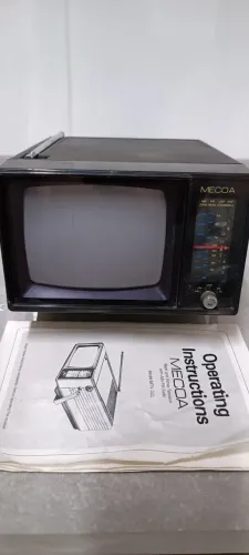 Mini Tv Antiga Portátil 5` Polegadas Mecoa
