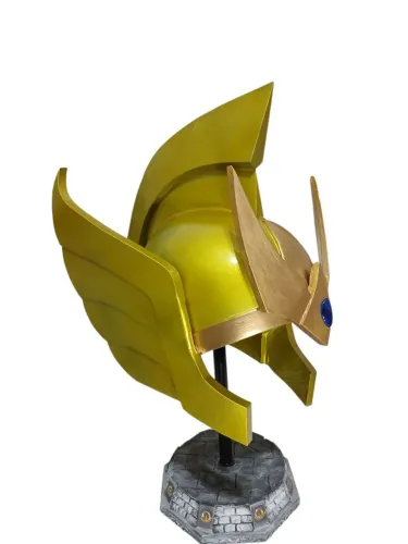 Capacete de Cavaleiro de Ouro - Mú De Aries 