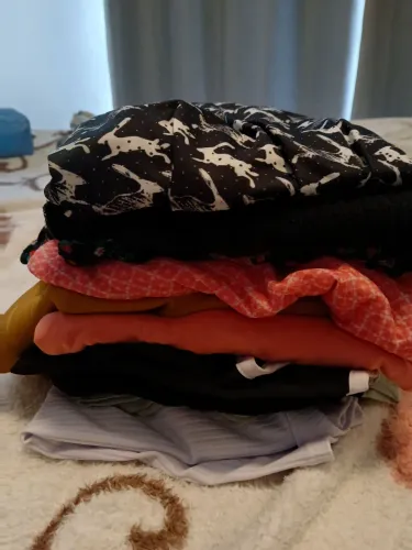 Lote de roupas usadas