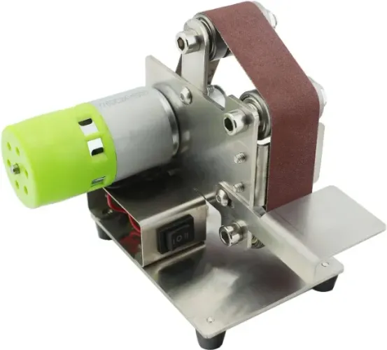 Mini Lixadeira Elétrica de Cinta Portátil - DIY (faça você mesmo)