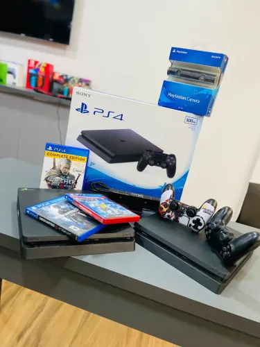 PlayStation 4 slim em oferta na melhor loja - entrego
